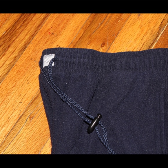 Navy Joseph Abboud Fleece Sleep Sweatpants Sz Med - Picture 2 of 3